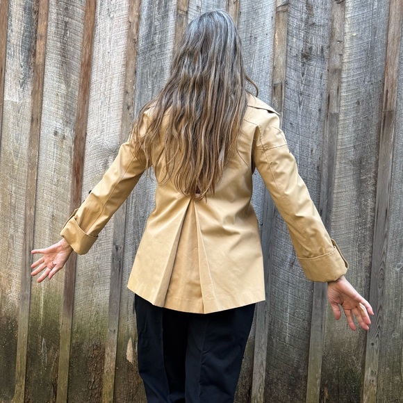 Women's Tan Button-Up Jacket - Picture 2 of 15